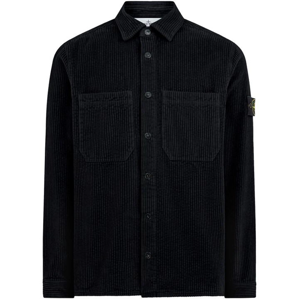 Stone Island Cord Overshirt - Blue